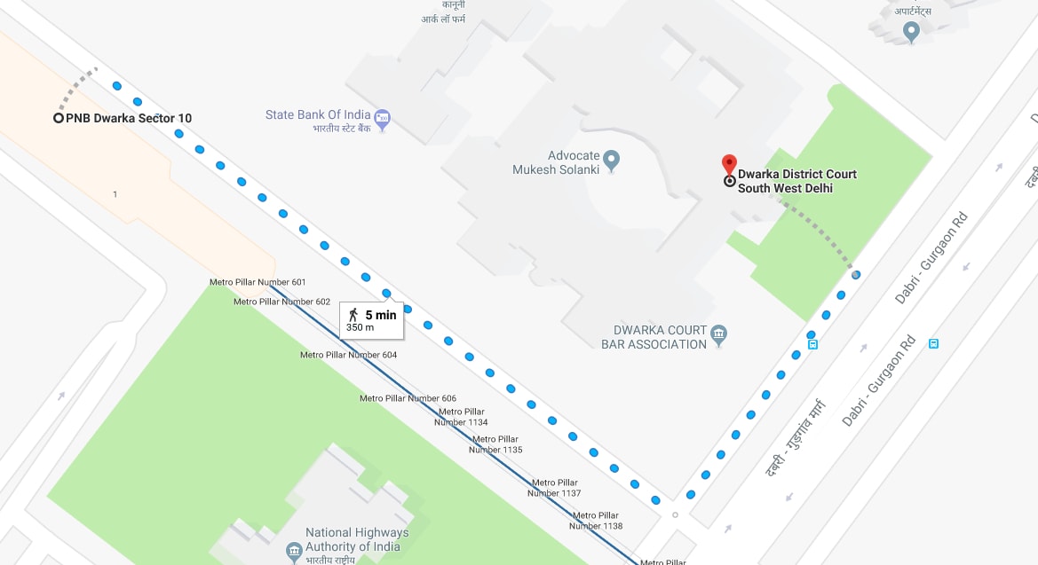 dwarka sector 10 metro station to dwarka court by walk(1).jpg