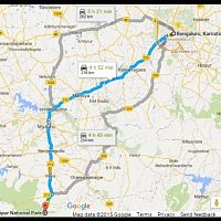 Bangalore To Bandipur Route Map