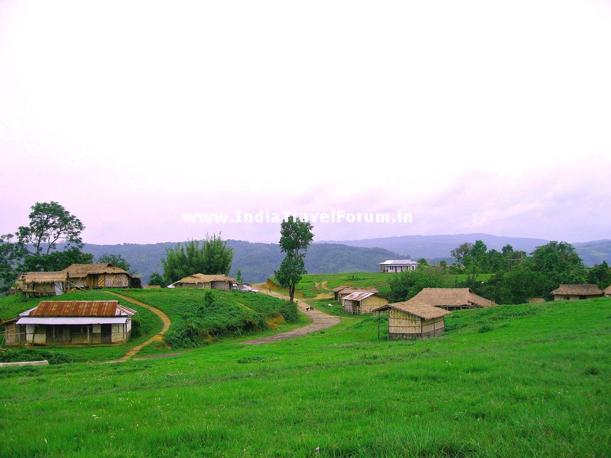 A Typical Dimasa Village In Haflong