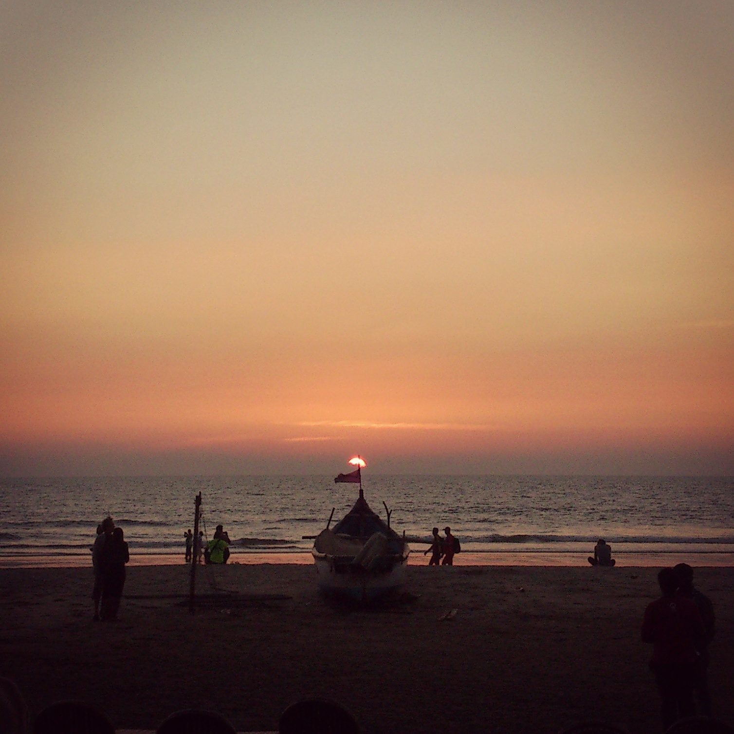Arambol Beach in the Evening in North Goa, India