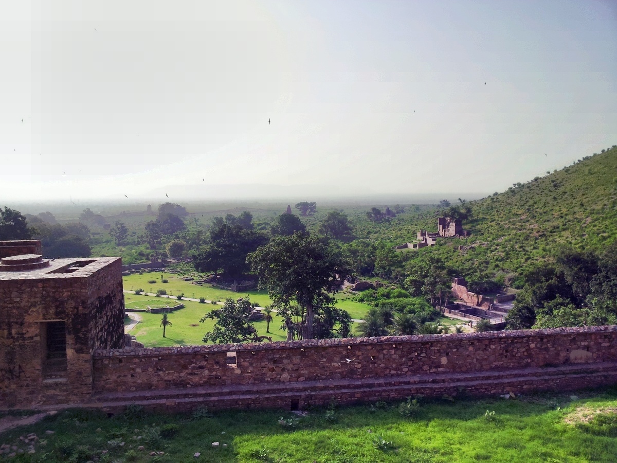 Bhangarh fort view from palace
