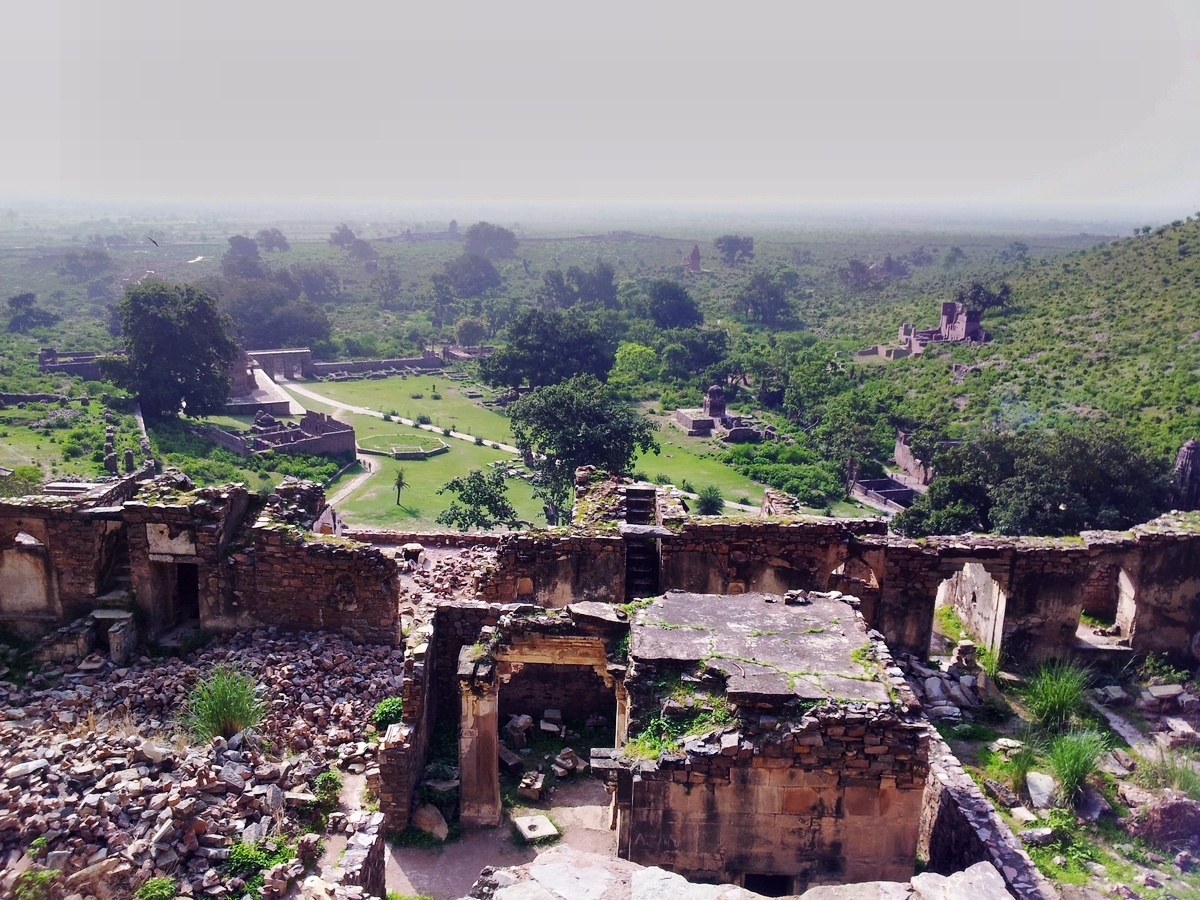 Bhangarh fort view from palace