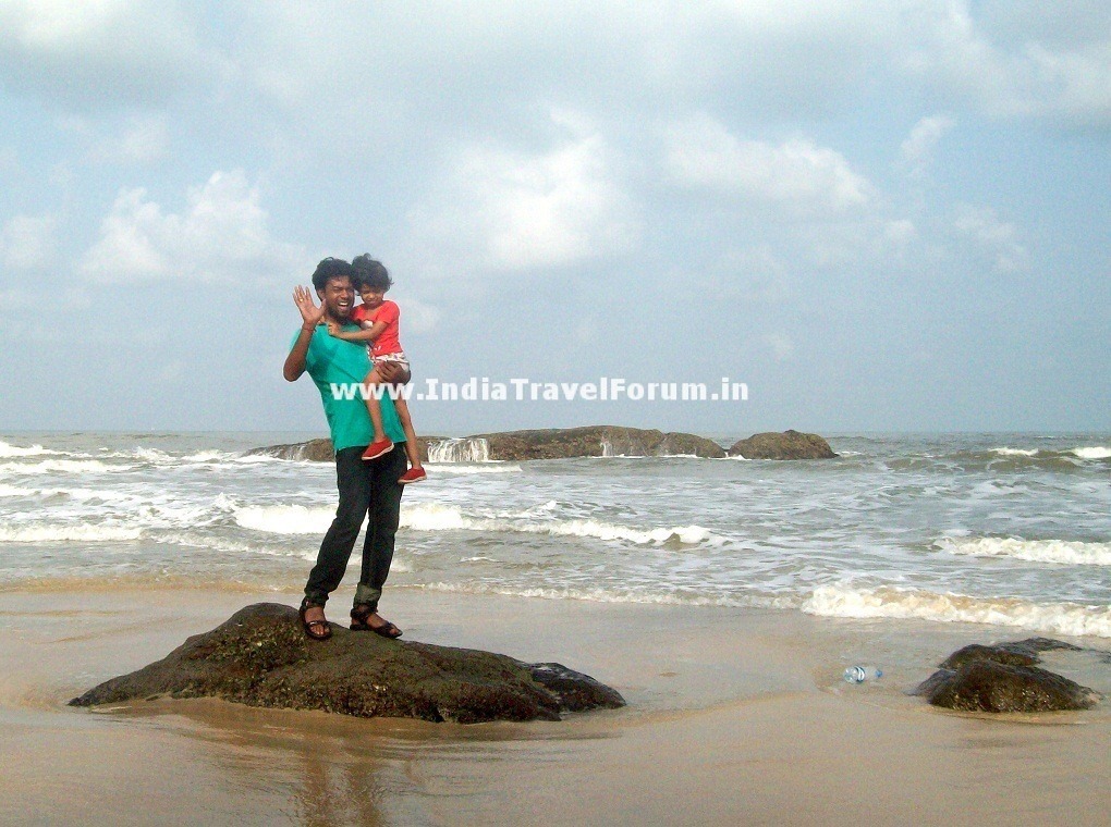 Father-Daughter Duo At Surathkal Beach