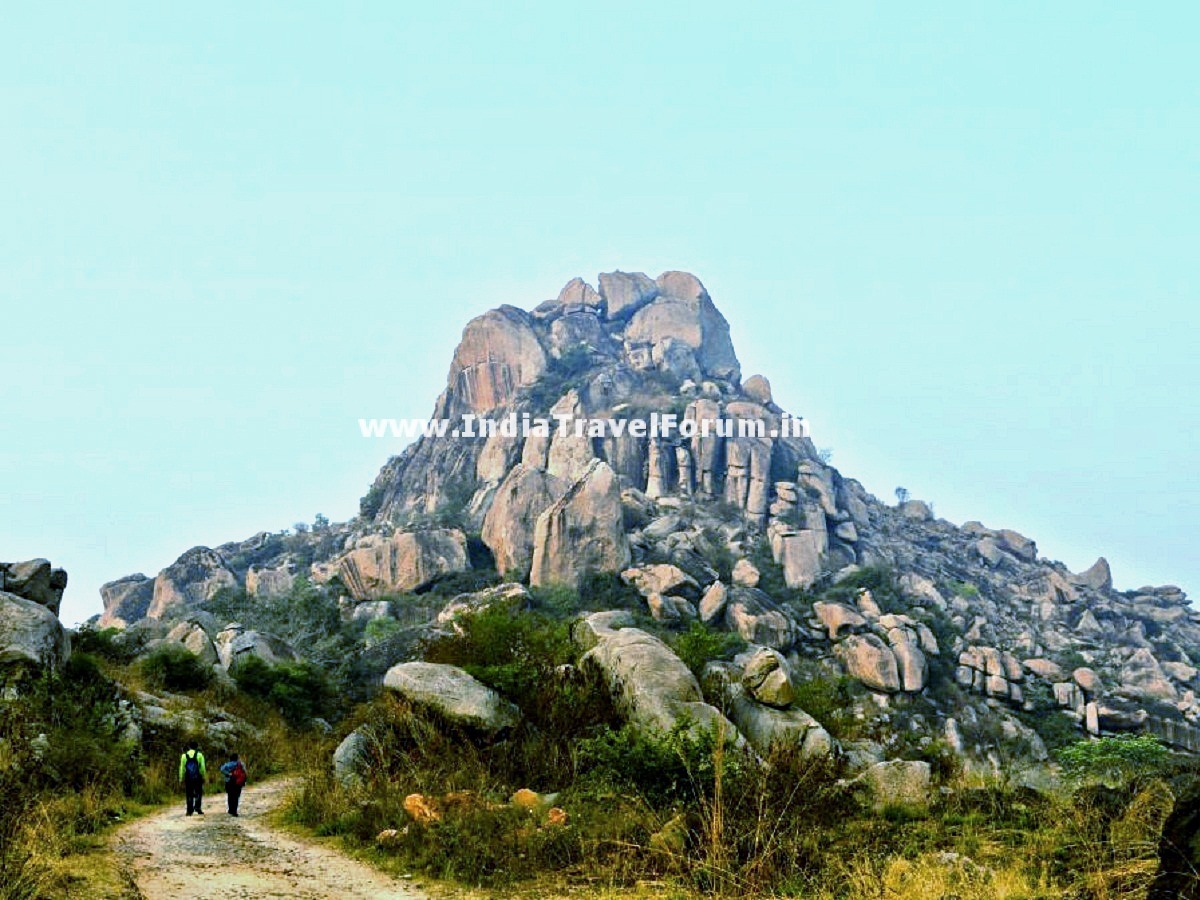Kunti Betta Trek Route