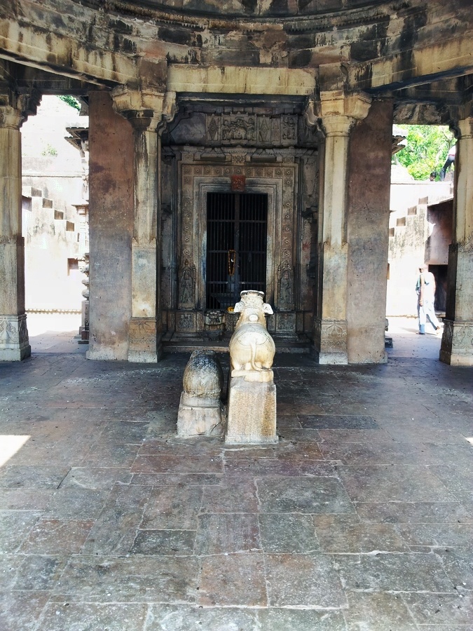 Nandi at Someshwar temple Bhangarh