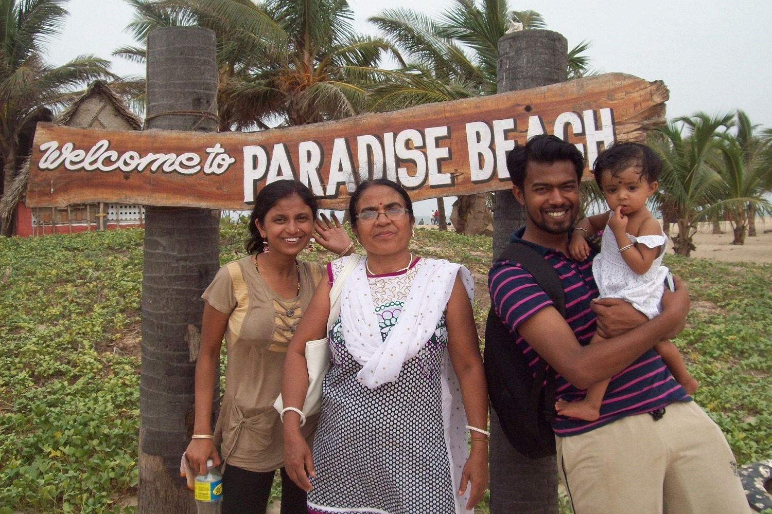 Paradise Beach At Pondicherry