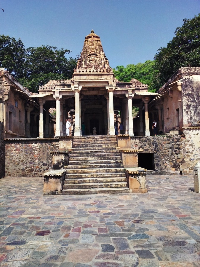 Temple inside Bhangarh fort